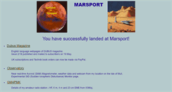 Desktop Screenshot of marsport.org.uk